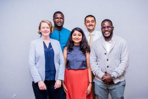 The five Oxford Policy Fellows in cohort 4.