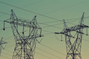 Power lines in Ethiopia